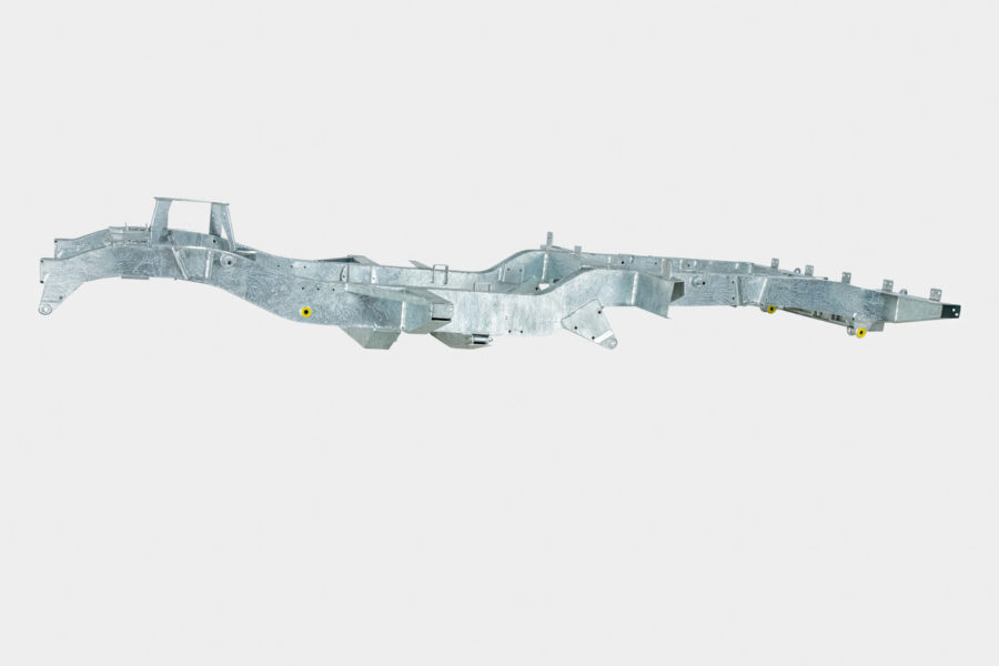 Series 2 2a 88inch Galvanised Chassis 3